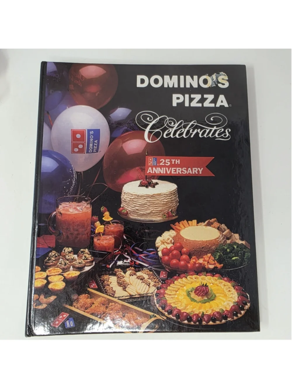 Vintage 1986 Domino's Pizza Celebrates 25th Anniversary Cook Book Hardback
